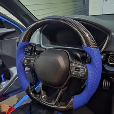 For Honda Civic Accord 11th Acura Integra 5th Gen Carbon Fiber Steering Wheel