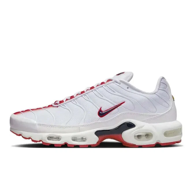 NIKE AIR MAX PLUS TN WHITE RED GRADIENT UK7 UK7.5 8 11 MENS FN3410