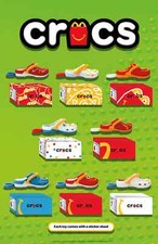 2024 McDONALD'S Crocs Plastic Keychain HAPPY MEAL TOYS Or Set Read Description 