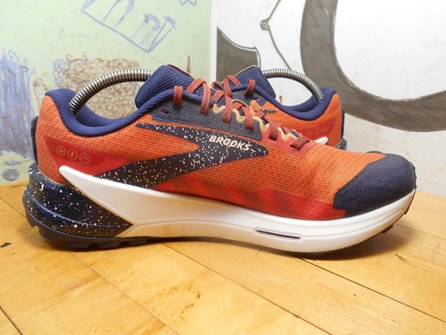 Brooks DNA Flash TrailJack Skyvault Catamount 2 Orange Trail Running Shoes 12.5D - Picture 7 of 11