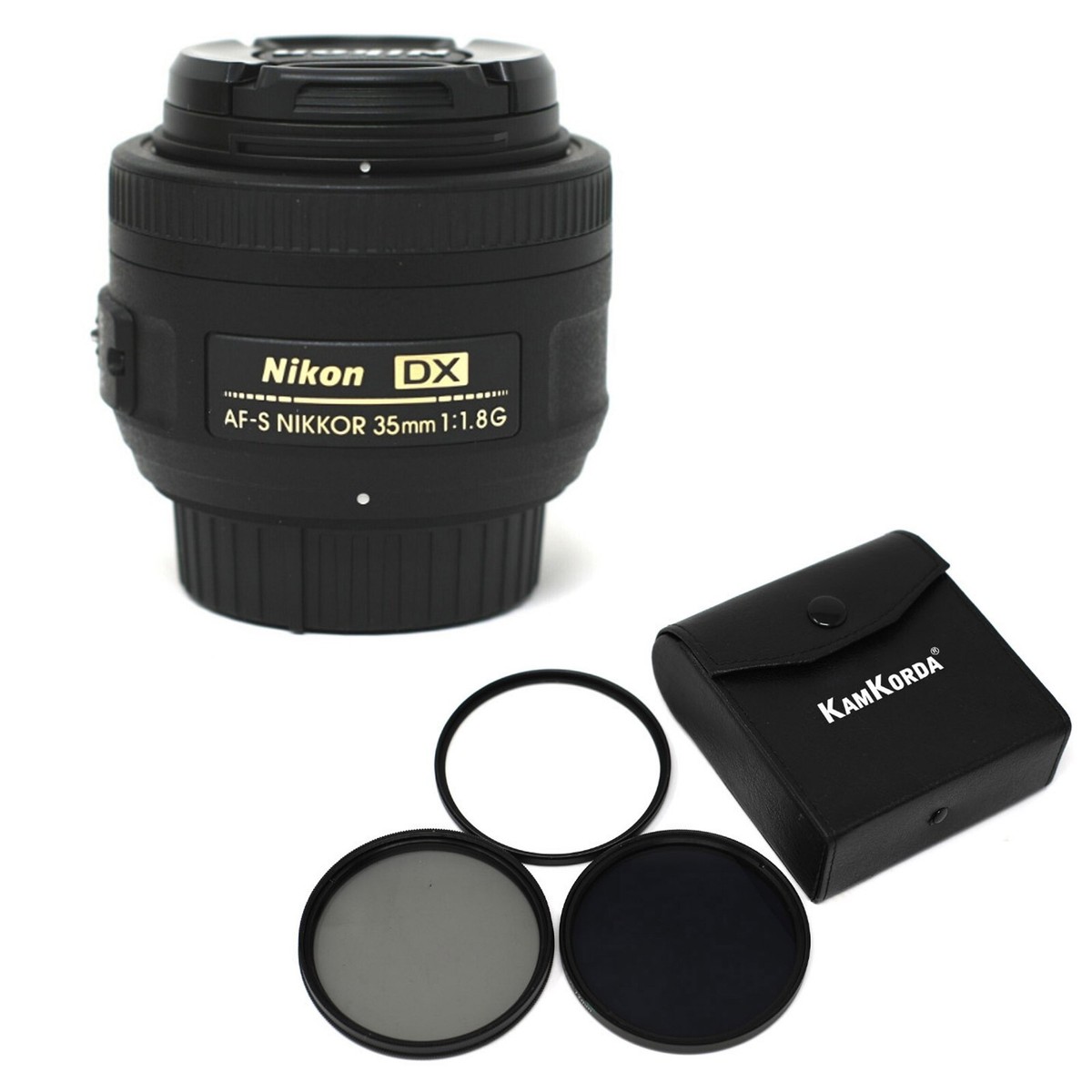 Nikon 35mm AF-S DX NIKKOR G Camera Lens Filter Kit 52mm