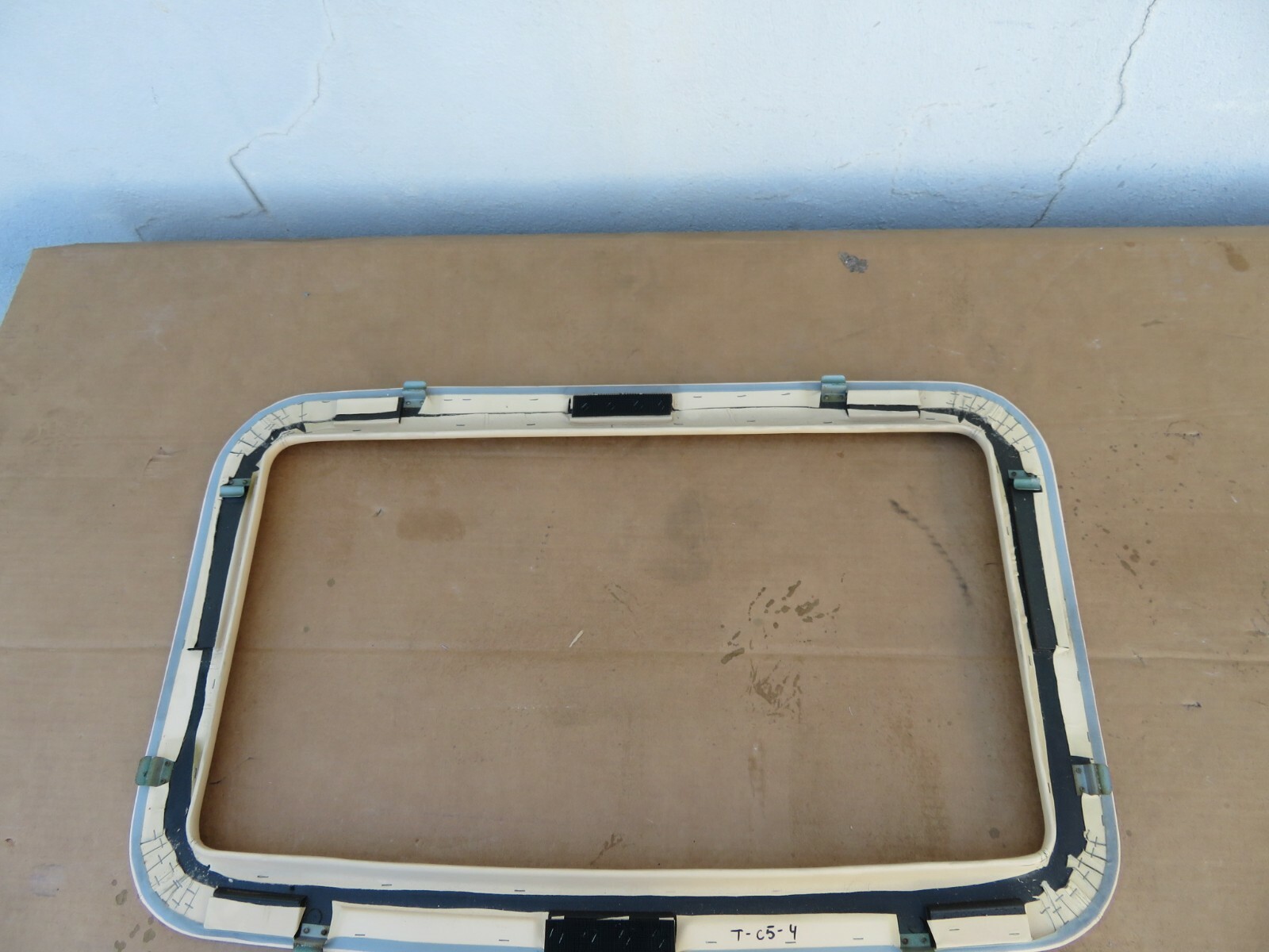 1999-2004 BENTLEY ARNAGE SEDAN OVERHEAD SUNROOF HEADLINER COVER BEZEL TRIM OEM