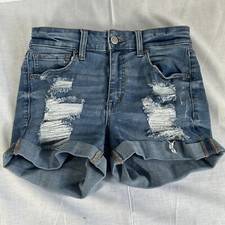 Aeropostale Jean Shorts Womens Size 6 Distressed