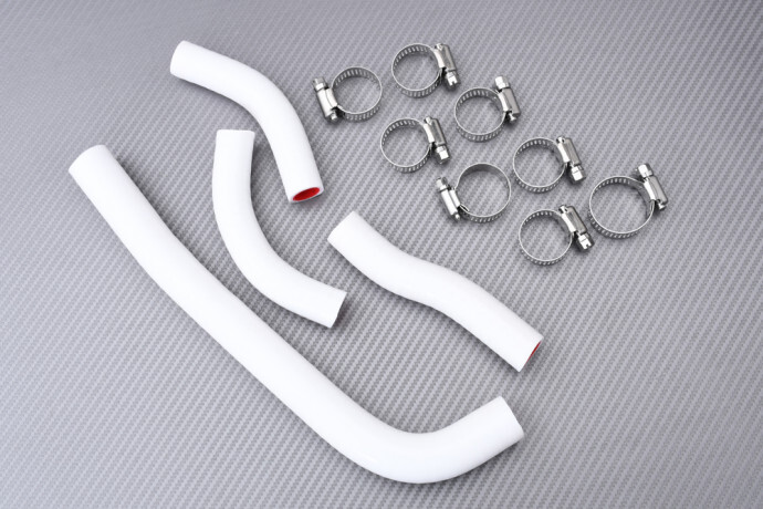 Kit tuyaux radiateur eau blanche CRF250R durite silicone refroidissement Honda 2011 2012