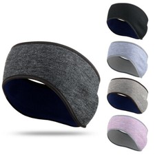 Cold Weather Windproof Thermal Fleece Headband Winter Ear Warm Bandana Hair Band