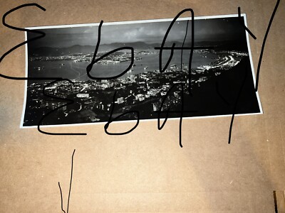 Photo Hong Kong As Seen From The Peak By Night 1954 Kwong Lam Studio