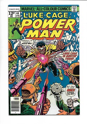 LUKE CAGE POWER MAN (1973) #44 - PENCE copy - Fine Plus (6.75) Back Issue 