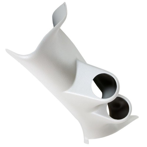 Auto Meter Gauge Pod 12229; APillar, Dual, Tan for 0608 Dodge Charger