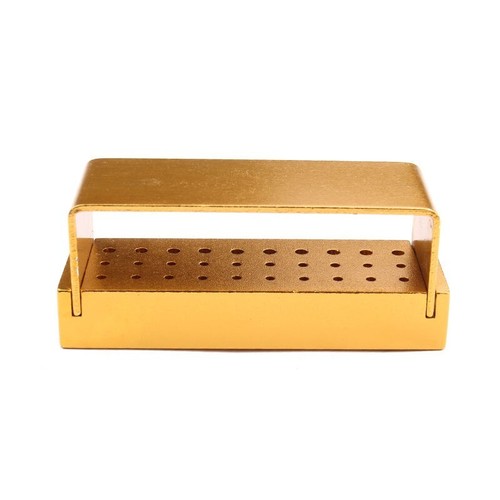 Supporto frese trapano dentale blocco autoclave scatola alluminio FG/RA 15/30 fori - Foto 22 di 58
