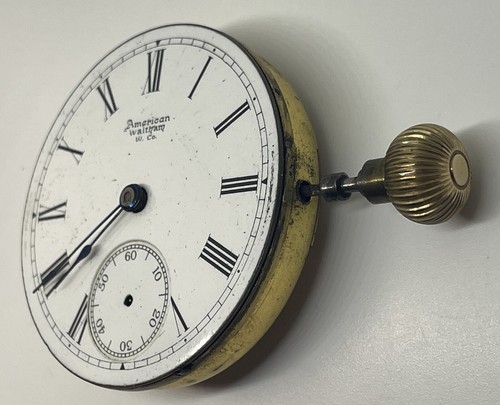 WALTHAM POCKET WATCH MOVEMENT/PS BARTLETT 15 Jewels 18s 1890 Needs a Service - Picture 3 of 17