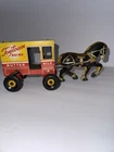 Marx Tin Litho Dairytown Toy Horse Cart Fair Condition