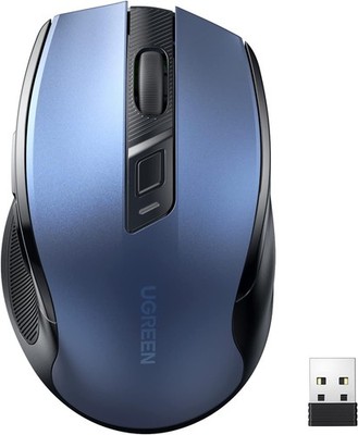 Kabellose Maus 4000 DPI, Ergonomisch, Wireless, USB Empfänger, Laptop, PC,