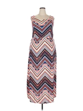 J for Justify Women Blue Casual Dress 2X Plus