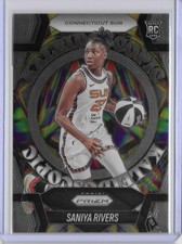 2025 Panini Prizm WNBA #8 Saniya Rivers Kaleidoscopic