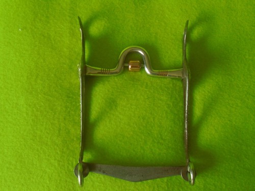 Dennis OVERTON Vintage Silver Mounted Horse Show Ranch BIT~MED Port Roller Mouth - Picture 11 of 13