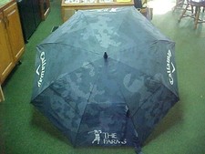 NEW CALLAWAY TOUR DOUBLE CANOPY UMBRELLA BLACK  CAMO THE FARMS