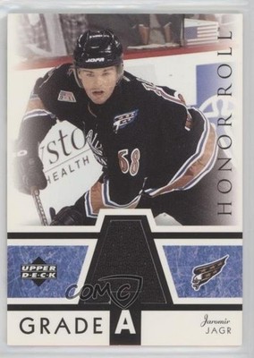 2002-03 Upper Deck Honor Roll Grade A Jerseys Jaromir Jagr #GA-JJ 1r5