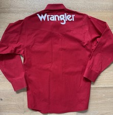 Wrangler Contestant Pro Rodeo PRCA NFR Contestant sponsors shirt M, excellent!