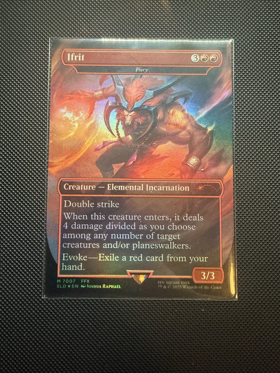 Ifrit - Fury (Rainbow Foil) Secret Lair Drop Foil for sale