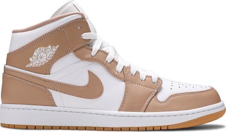 tan and white jordan 1