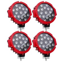 7 Inch Round Off Road LED Lights 51W 5000LM Spot Flood Combo IP67 Waterproo...