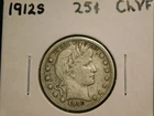 1912 S   Barber Quarter  Item # 12740