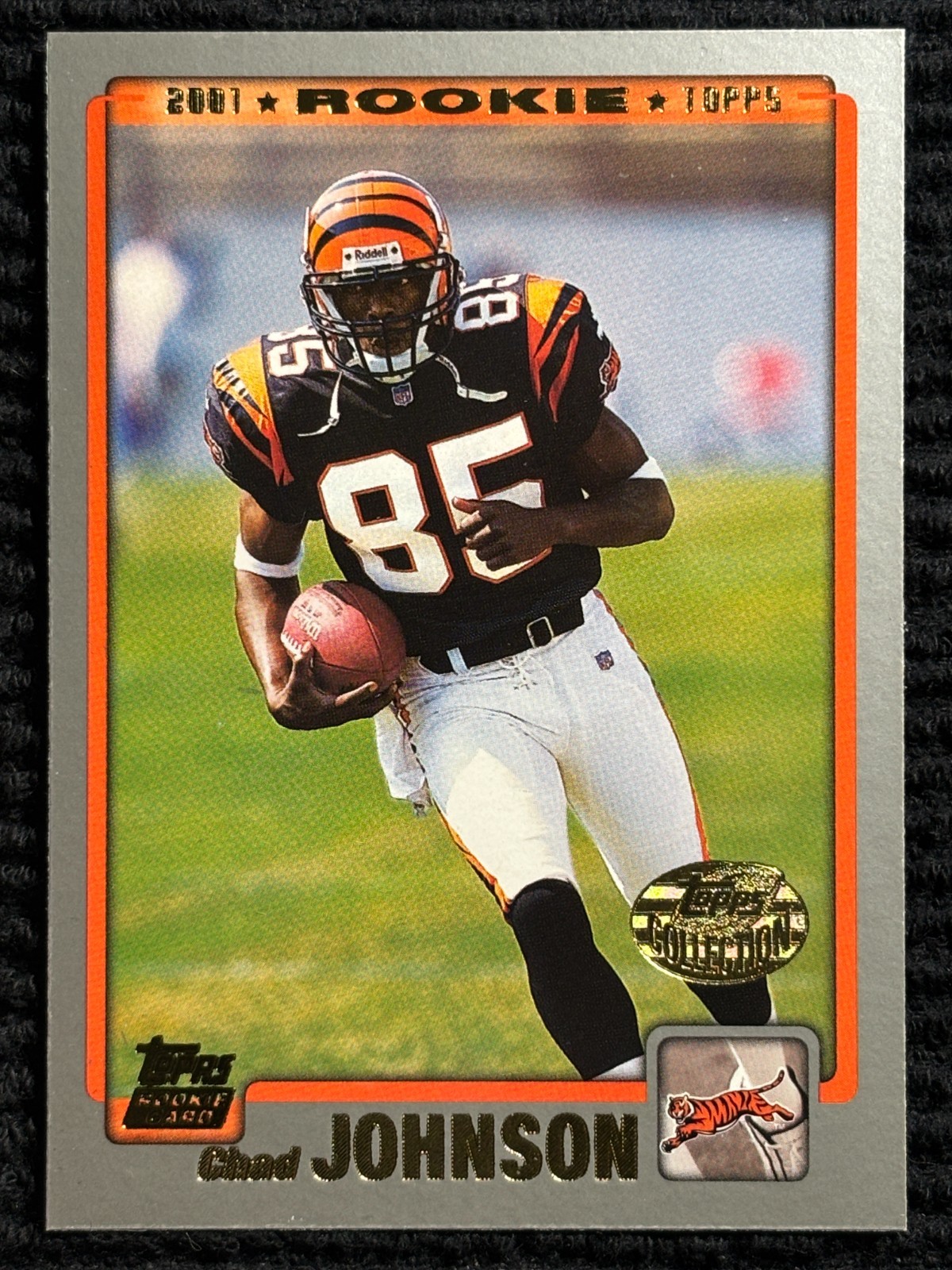 2001 Topps Collection  #340  Chad Johnson  RC  Cincinnati Bengals