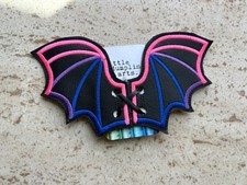 Roller Skate Bat Wings w/ Pink, Purple  Blue Trim
