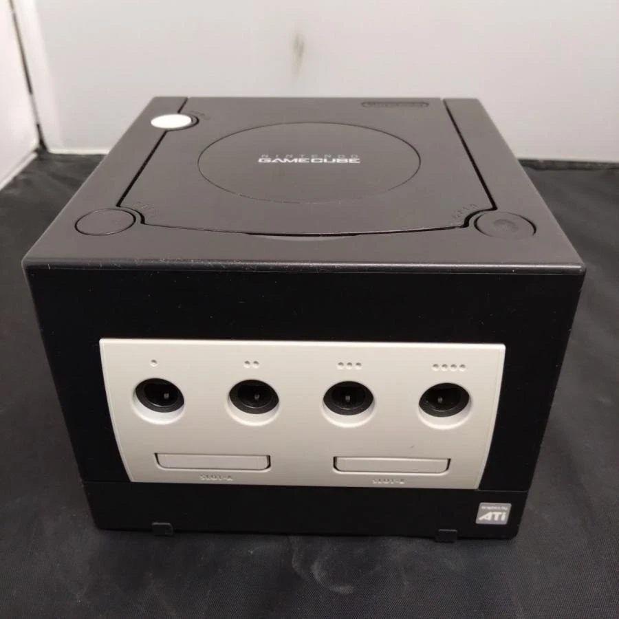 Nintendo GameCube DOL-001 Black NTSC-J Console Tested Controller AC Adapter AV - Image 2 of 4