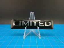 Black LIMITED Trim Badge Emblem OEM Chrome Letters Replacement Nameplate Decal