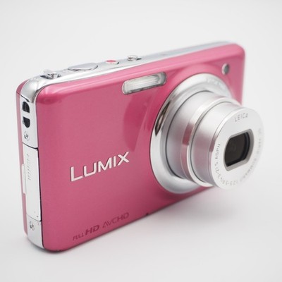 Mint] Panasonic LUMIX DMC-FX77 Pink Digital Camera 12.1MP w