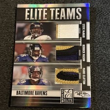 2007 Donruss Elite Teams GU Jersey Baltimore Ravens #3/25 McNair Mason Clayton