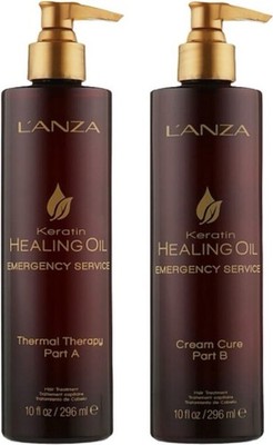 L'anza Keratin Healing Oil Emergency Service Kit - Part A & B
