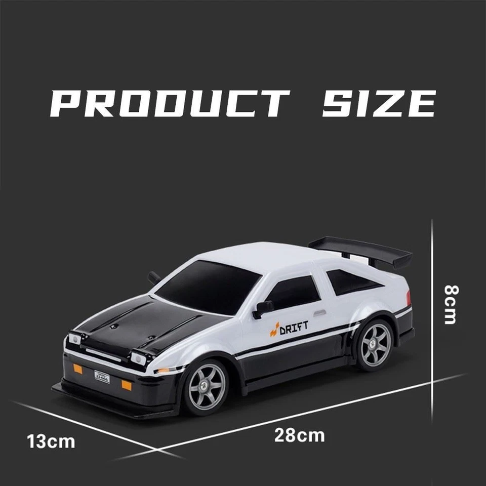 Auto Da Drift RC 1:16 25KMH 24G 4WD Ad Alte Prestazioni Per Bambini Con LED - Immagine 4 di 4