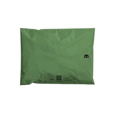 Owlpack Eco Friendly 2 MIL Thick Recycled Mailers, Poly Mailers (Plain/Green)