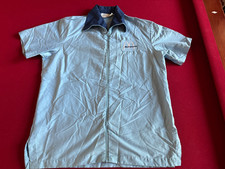 1960's, McDonald's, Employee Blue Zipper Uniform Top Scarce / Vintage 