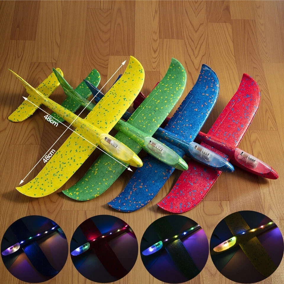 Foam Throwing Glider Airplane Aircraft Toy Hand Airplane Model AU NEW HGH - Image 4 of 4