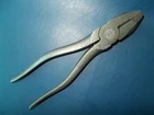 Vintage Elliott Lucas 1944 WW2 Military Broad Arrow  ᗑ Flat Nose Pliers 6"