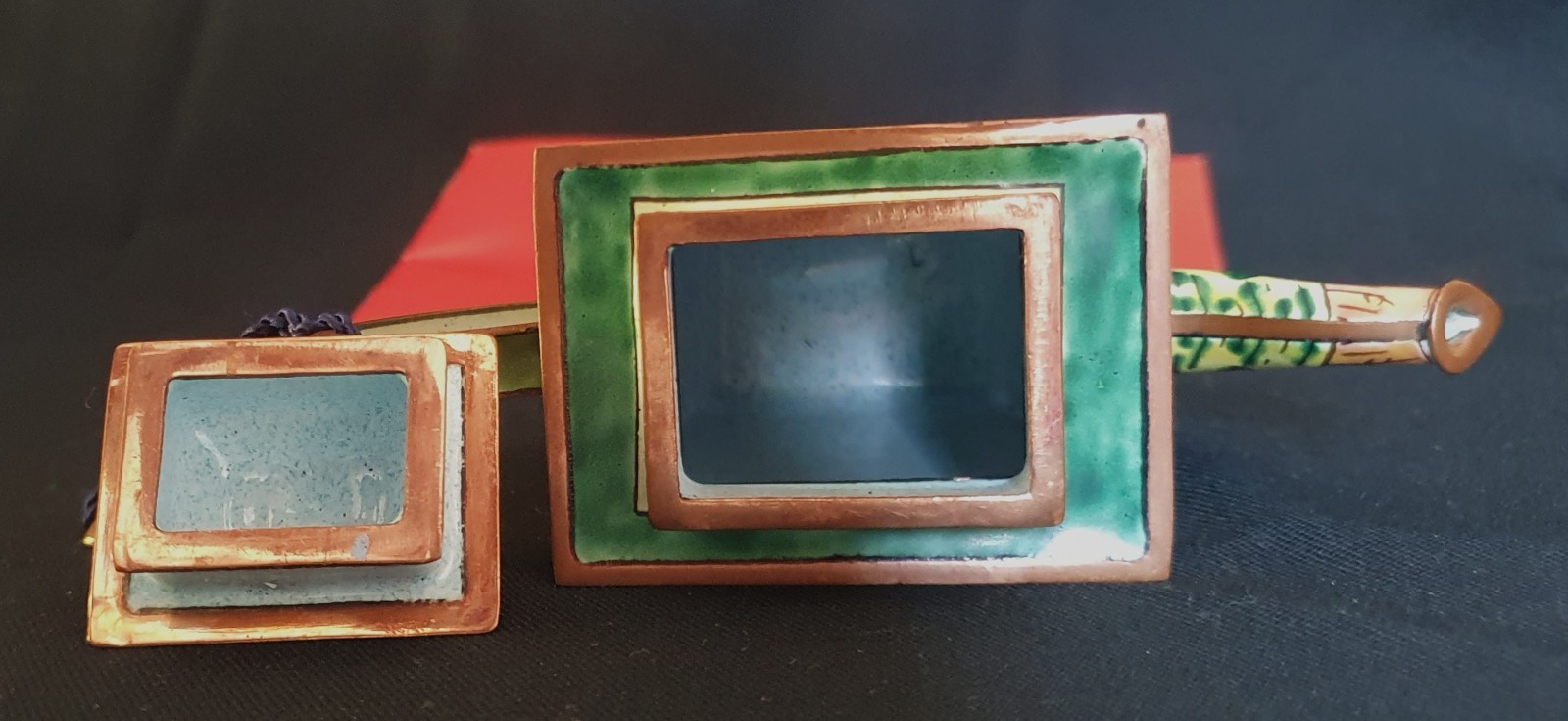 Charlotte DI VITA Trade Plus Aid Collection Enameled Copper Teapot No. 875-LONDON