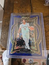 2024-25 Panini Select Stephon Castle Blue Rookie Prizm Refractor 39/75 Spurs 🔥 
