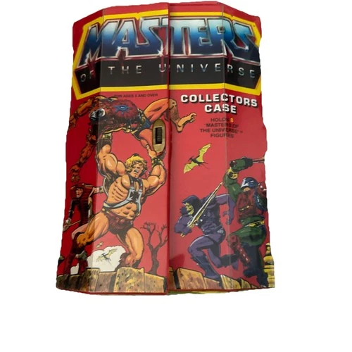 Vintage 1984 MOTU Masters of the Universe Action Figure Collector Case 2 Trays