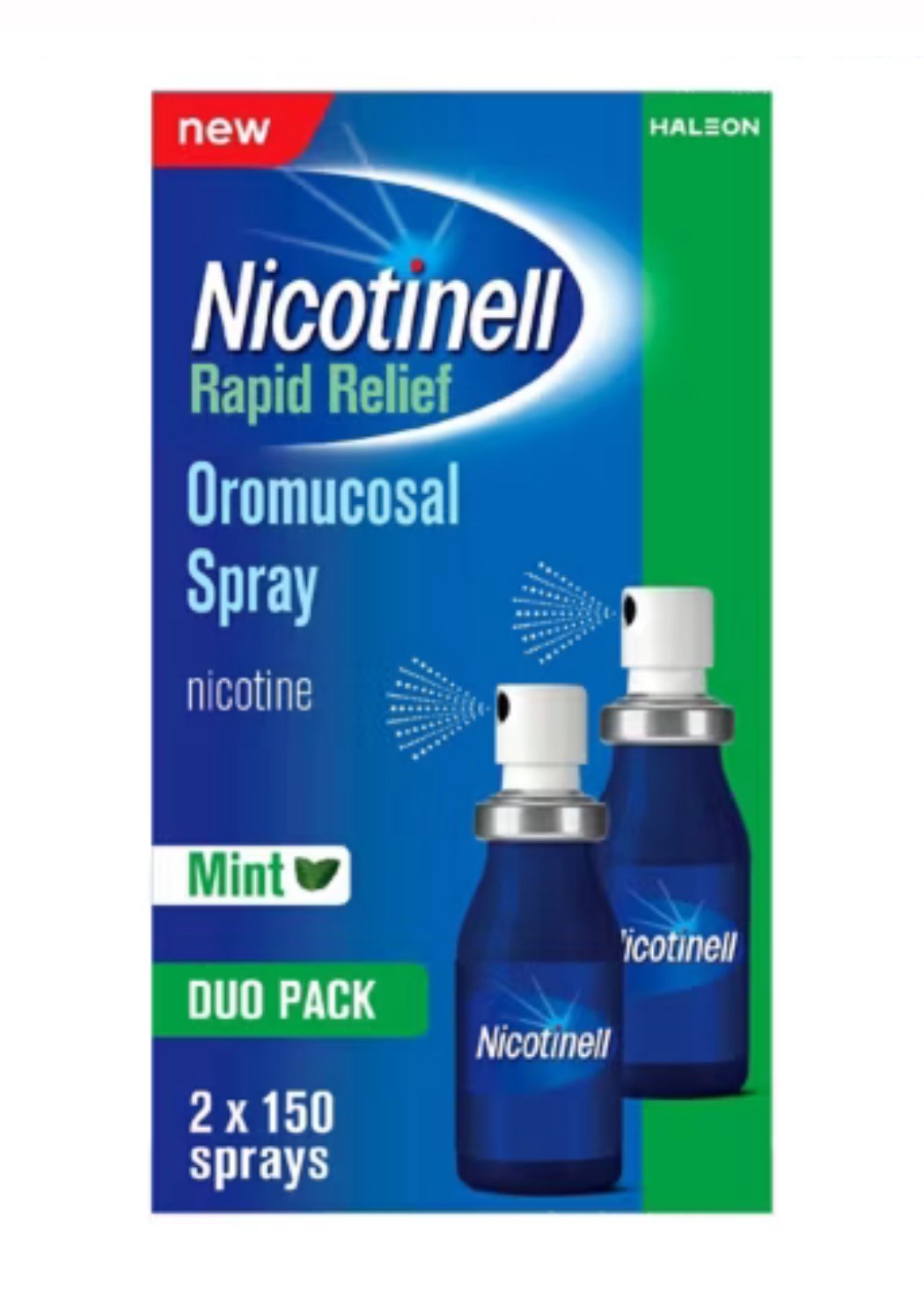 Nicotinell Rapid Relief 1mg/Spray Oromucosal Spray-Duo pack 300spray-Brand new - Image 6