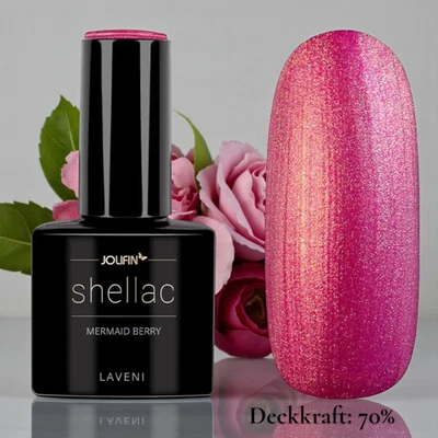 Jolifin UV LED LAVENI Shellac Nagellack Gel Farbe Mermaid Berry Nail Art Beeren