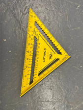 Stanley Bi-Colour Quick Square 12" (300mm) Rafter Square - New