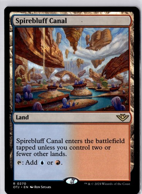 #ad Spirebluff Canal Outlaws of Thunder Junction Regular NM R 0270 $3.29