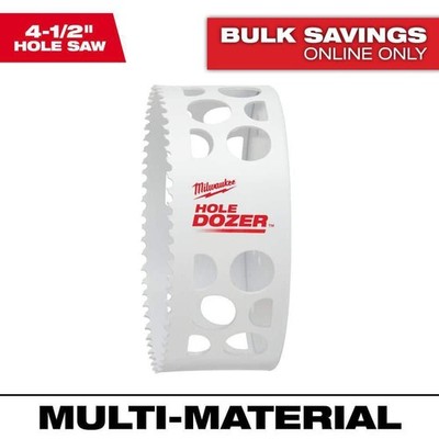 Milwaukee 4-1/2 in. Hole Dozer Bi-Metal Hole Saw