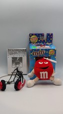 Radio Shack Exclusive M M Mini Plush Red Portable FM Radio With Headset Works