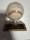 Cal Ripken Jr Autographed Baseball 2130-2131 COA