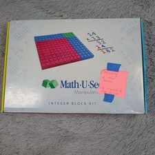Math U See Manipulatives Integer Block Kit Homeschool Math Classroom Learning