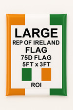 Large Rugby 6 Nations ROI Republic Of Ireland 150cm x 90cm Flag Speedy Delivery